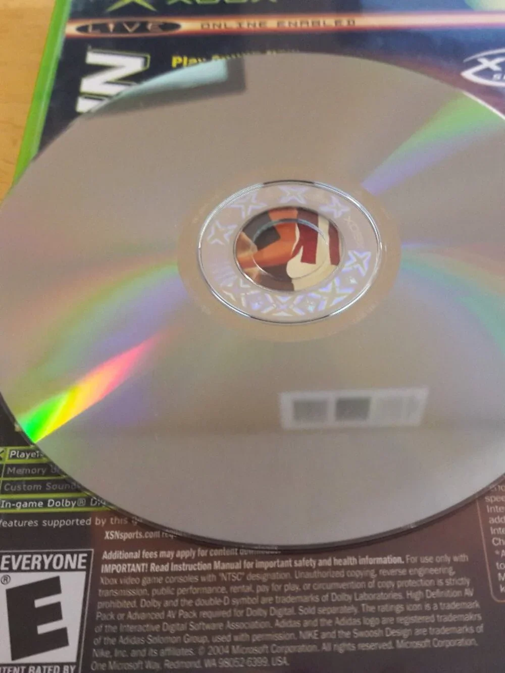 NCAA Football 2005 / Top Spin Combo (Microsoft Xbox, 2004)